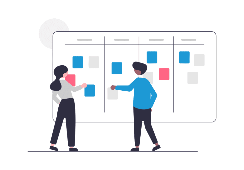 undraw Scrum board re wk7v